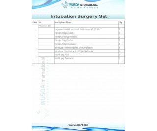 Intubation Set